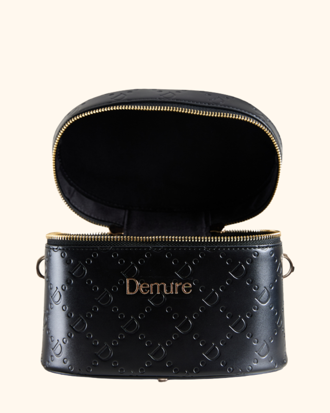 Noir Black Vanity Case Bag