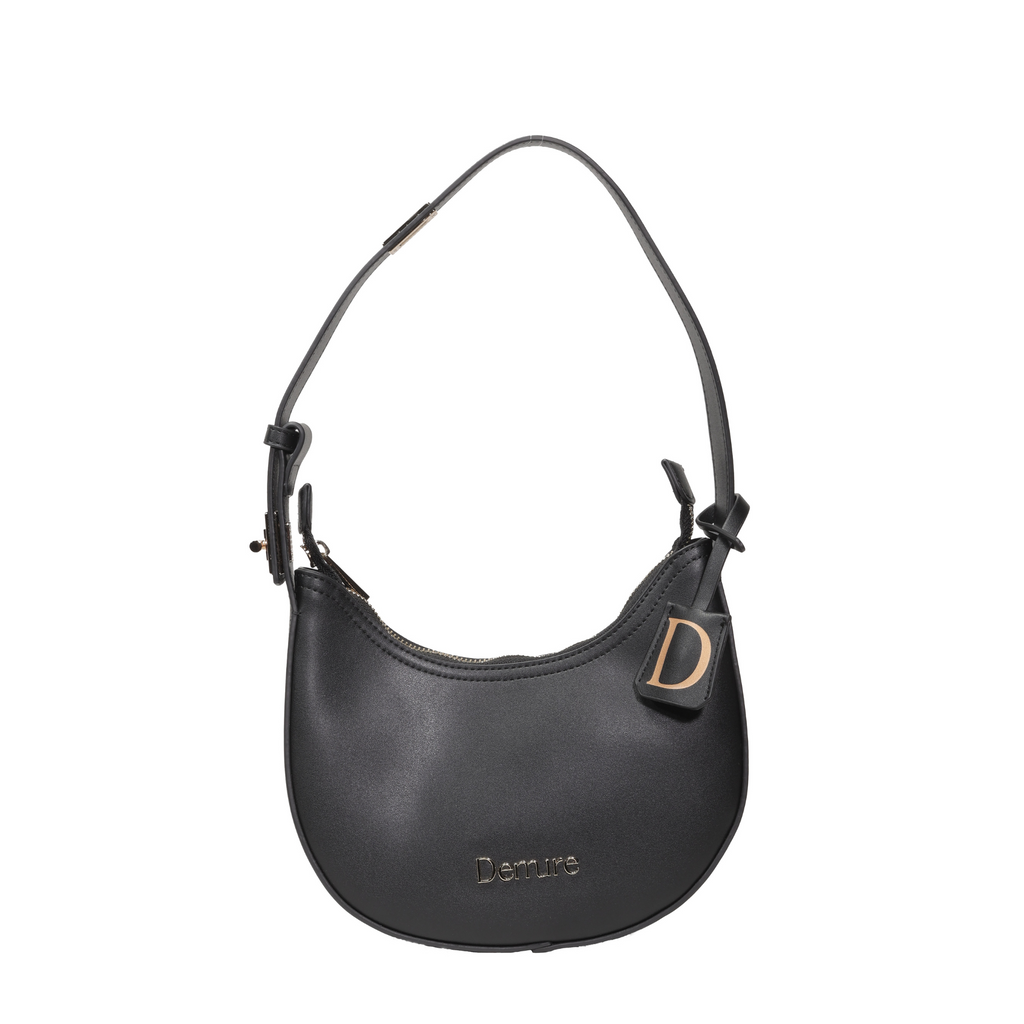 Luna Black Hobo Bag