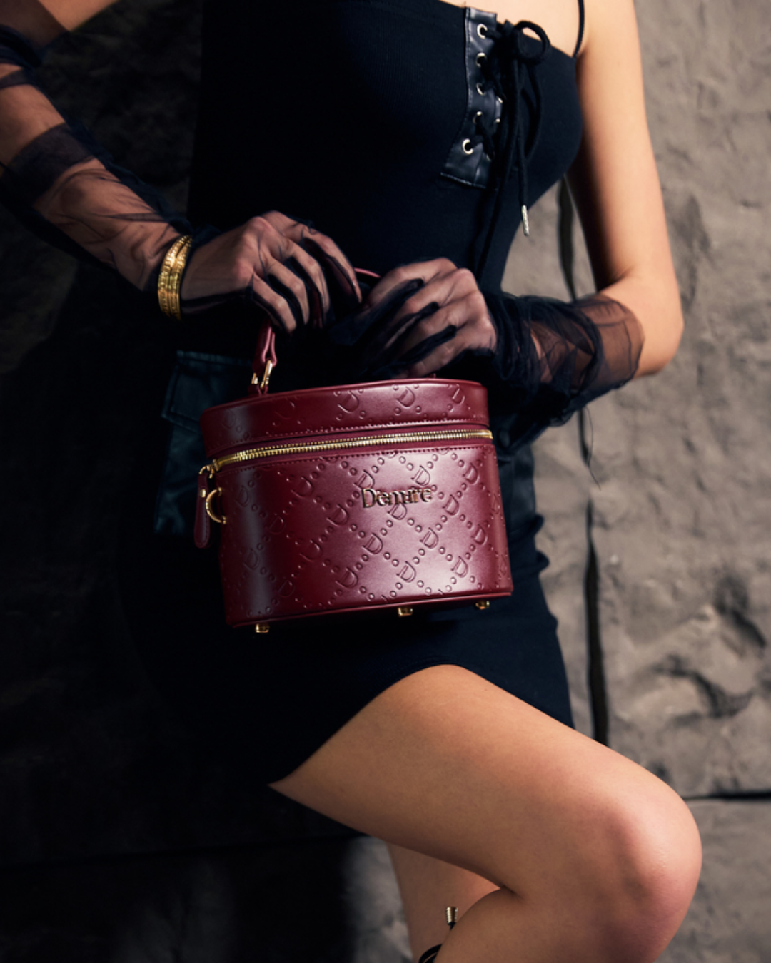 Bordeaux Vanity Case Bag