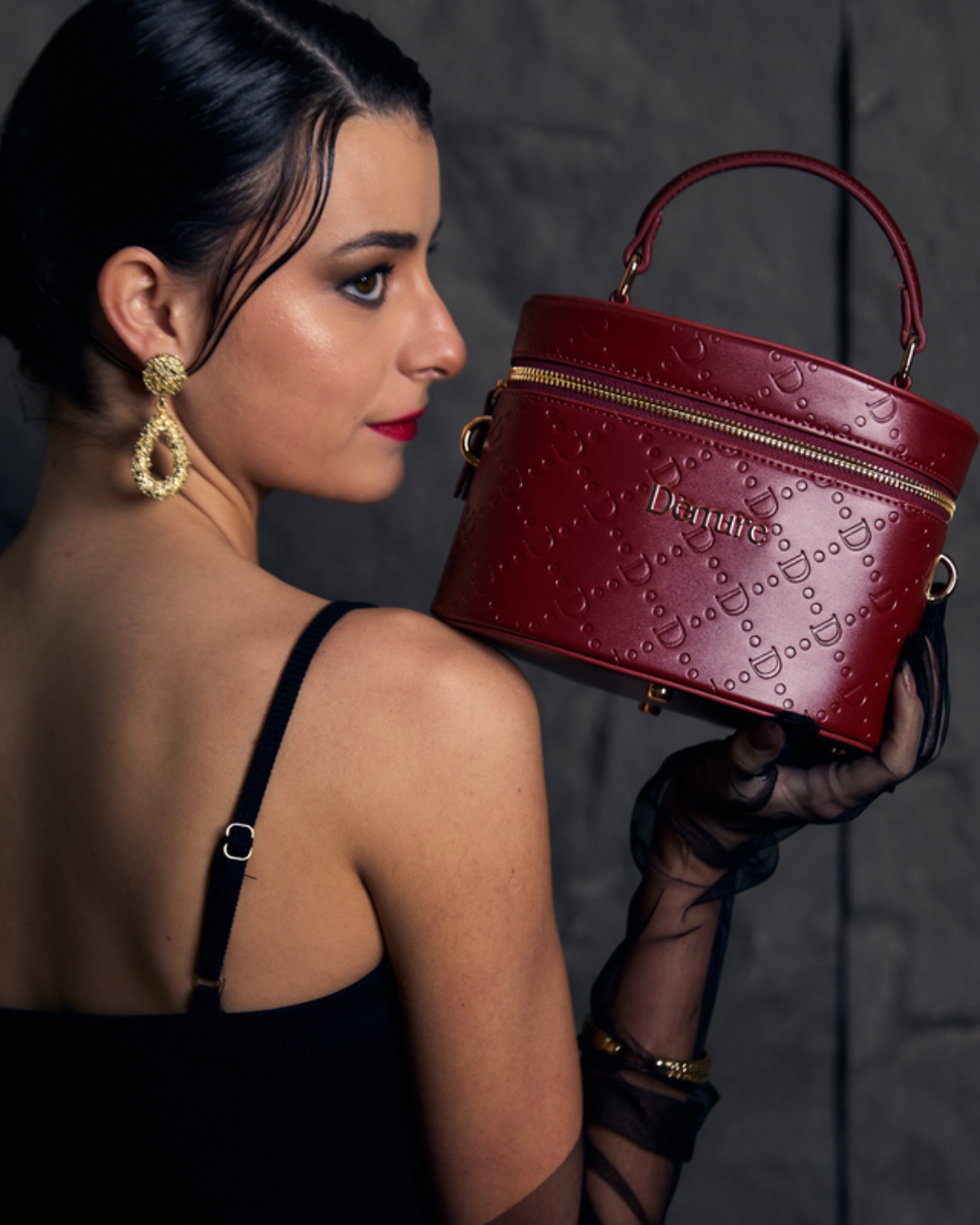 Bordeaux Vanity Case Bag