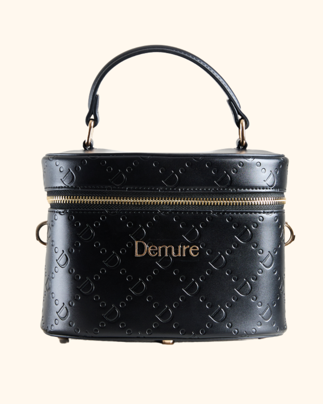 Noir Black Vanity Case Bag