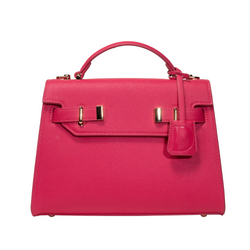 Fuchsia Flare Satchel