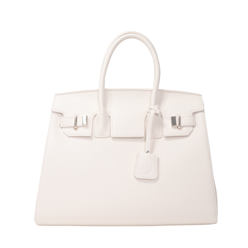 Ivory whisper hand satchel